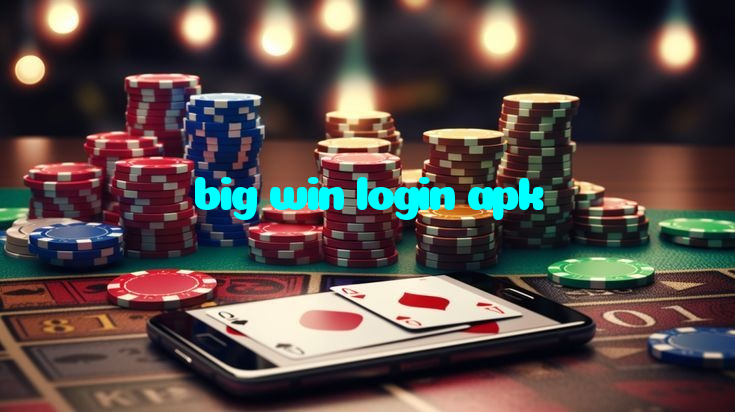 big win login apk casino presented on mobile device in Pakistan with slots and live games